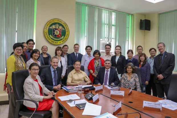 DOH officials with UN experts