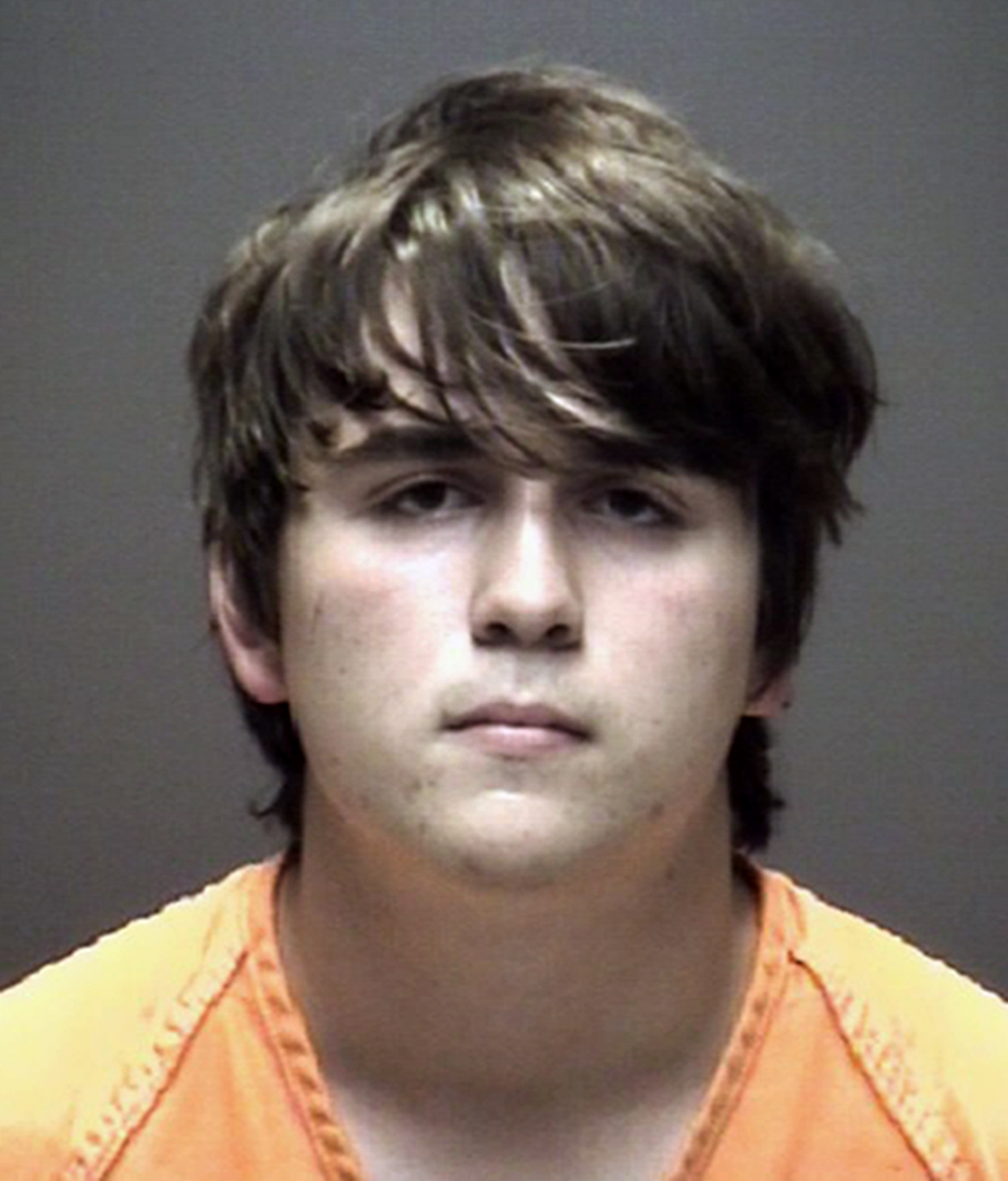 School Shooting Texas This photo provided by the Galveston County Sheriff's Office shows Dimitrios Pagourtzis, who law enforcement officials took into custody Friday, May 18, 2018, and identified as the suspect in the deadly school shooting in Santa Fe, Texas, near Houston. (Galveston County Sheriff's Office via AP)