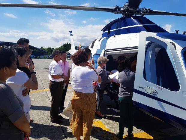 Edgardo Angara remains on chopper