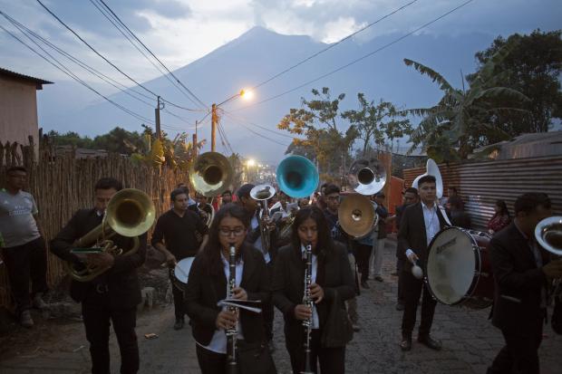 Guatemala funeral after volcanic eruption