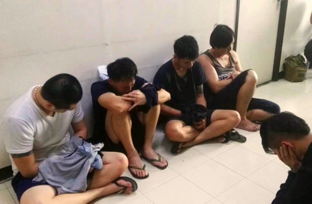 Immigration agents arrested 19 foreigners in Muntinlupa City over for their alleged involvement in drug trafficking and large-scale call center fraud. /Photo courtesy of BI Spokeswoman Dana Sandoval