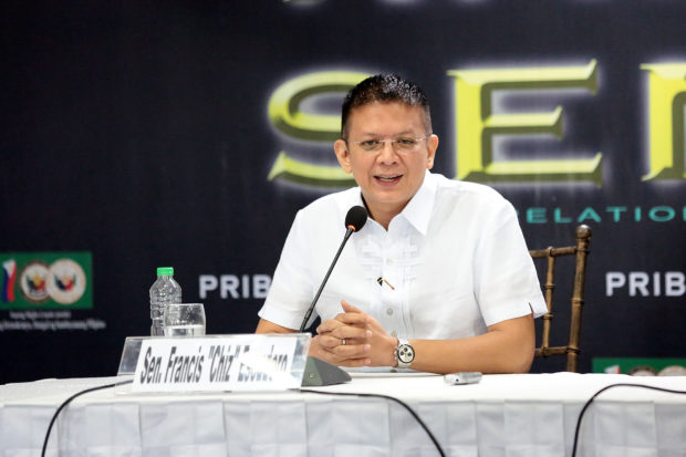 As some senators favor taxing single-use plastics and online purchases, Senator Francis “Chiz “ Escudero would rather suggest that government go after “uncollected taxes lost to either corruption and/or inefficiency."