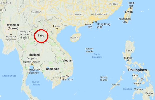 Laos - Google Maps