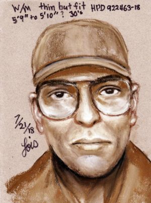 Police sketch of shooting suspect