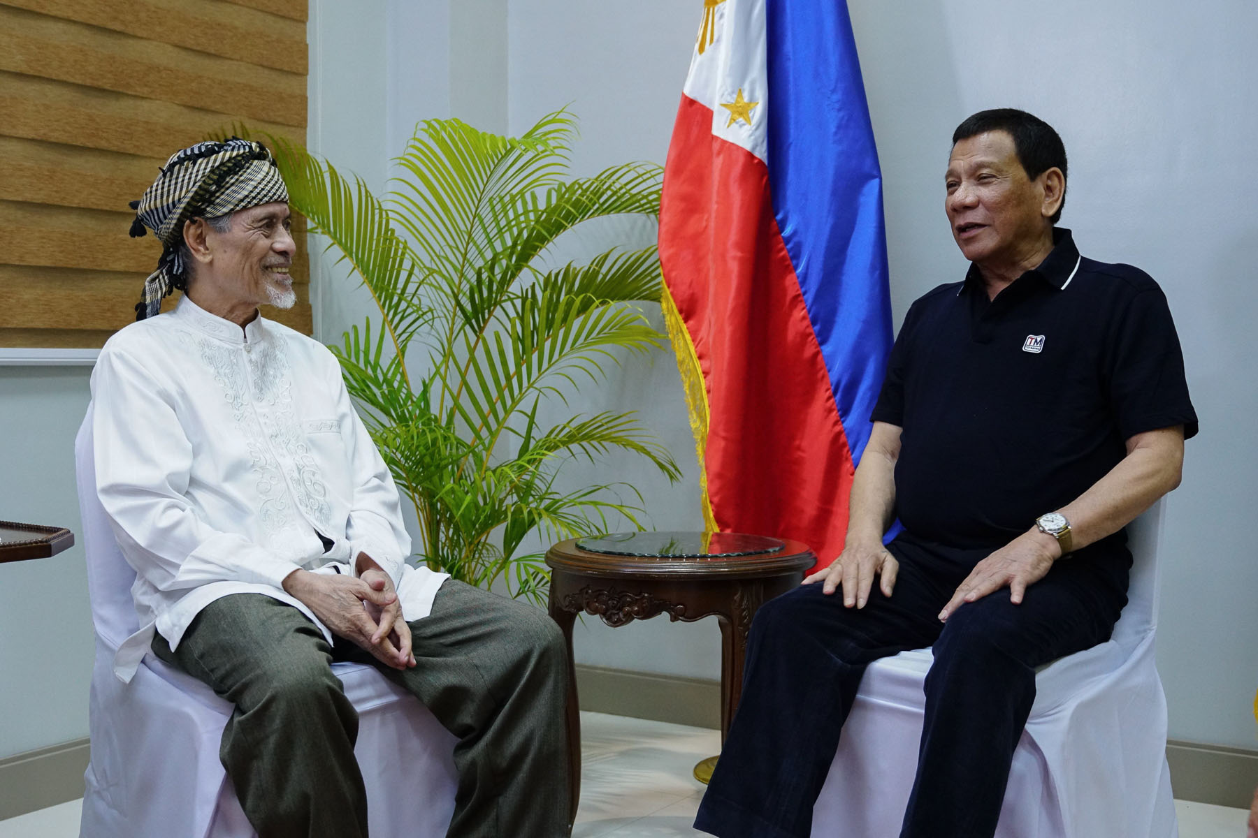 Duterte 'very happy' with plebiscite results; still wants to talk to Misuari 