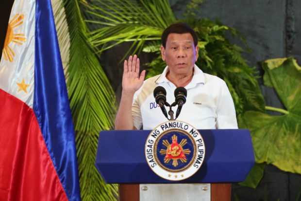 Duterte gives P50k Christmas bonus to Office of the President staff