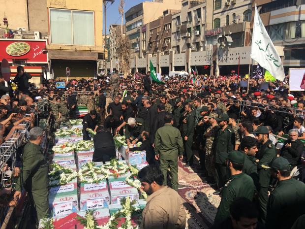 Iran mass funeral