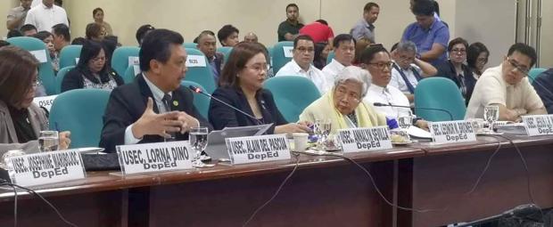 Leonor Briones and DepEd officials