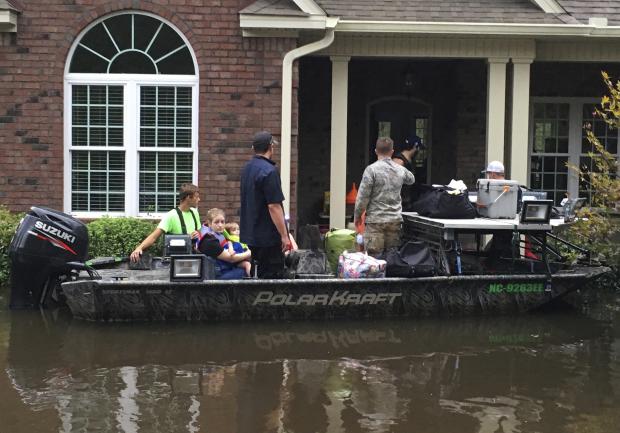 North Carolina familiy evacuated