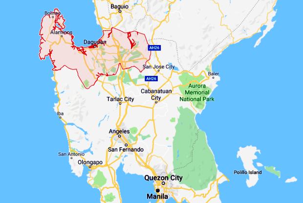 Pangasinan - Google Maps