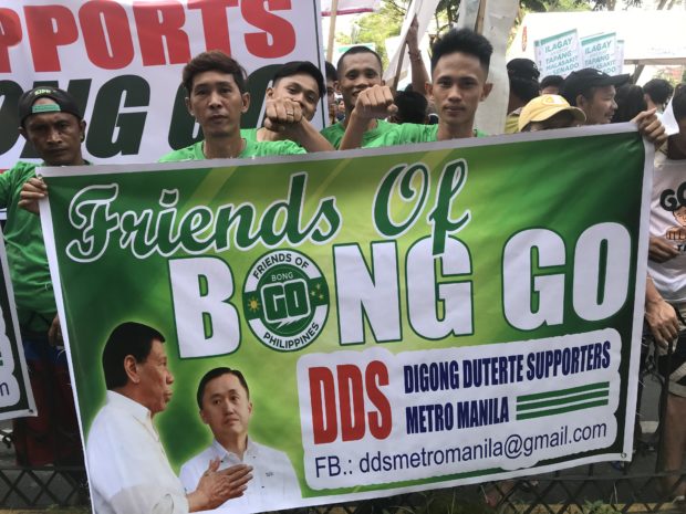 Bong Go supporters 2