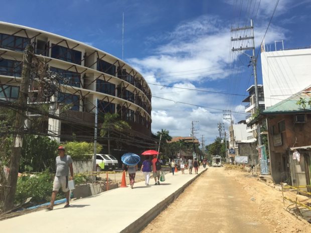 Road construction 1 - Boracay
