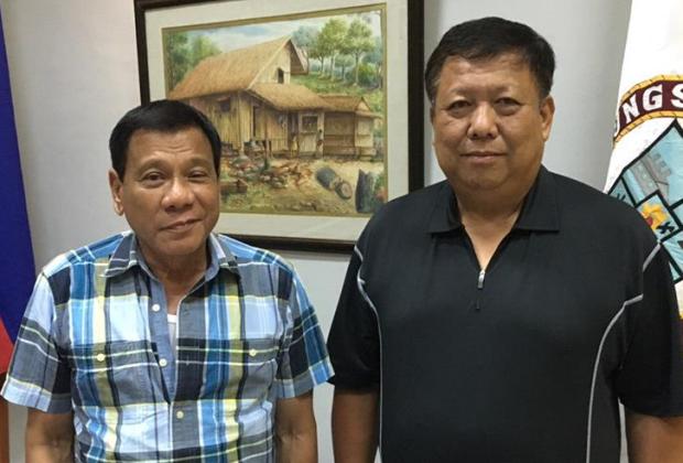Rodrigo Duterte and Conrado Laza