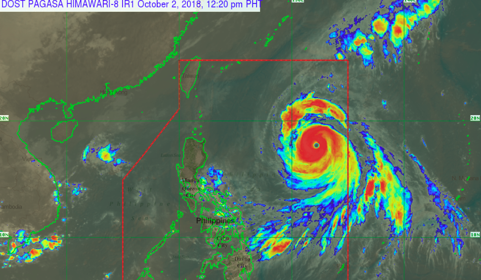 Typhoon ‘Queenie’ slightly intensifies as it sweeps into PAR | Inquirer ...