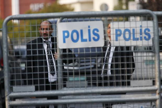 Security personnel - Saudi Arabi consulate in Turkey