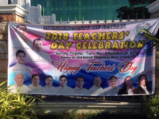 In Batangas town, tarpaulin names 2 town ‘mayors’ | Inquirer News