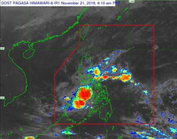 20181121 Samuel Satellite Photo Weather Pagasa Philippines