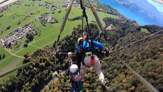 20181128 Hang Glider Strap In Fail Chris Gursky Switzerland