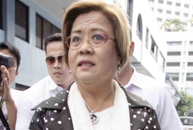 De Lima: Gross violation of the rules. —INQUIRER FILE PHOTO