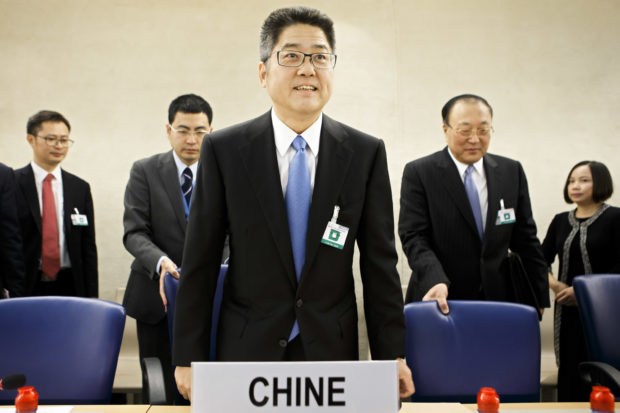 Chinese Vice-Foreign Affairs Minister Le Yucheng 