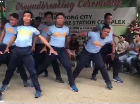 20181107 Mandaluyong Police Dance Boomboom In My Feelings Momoland