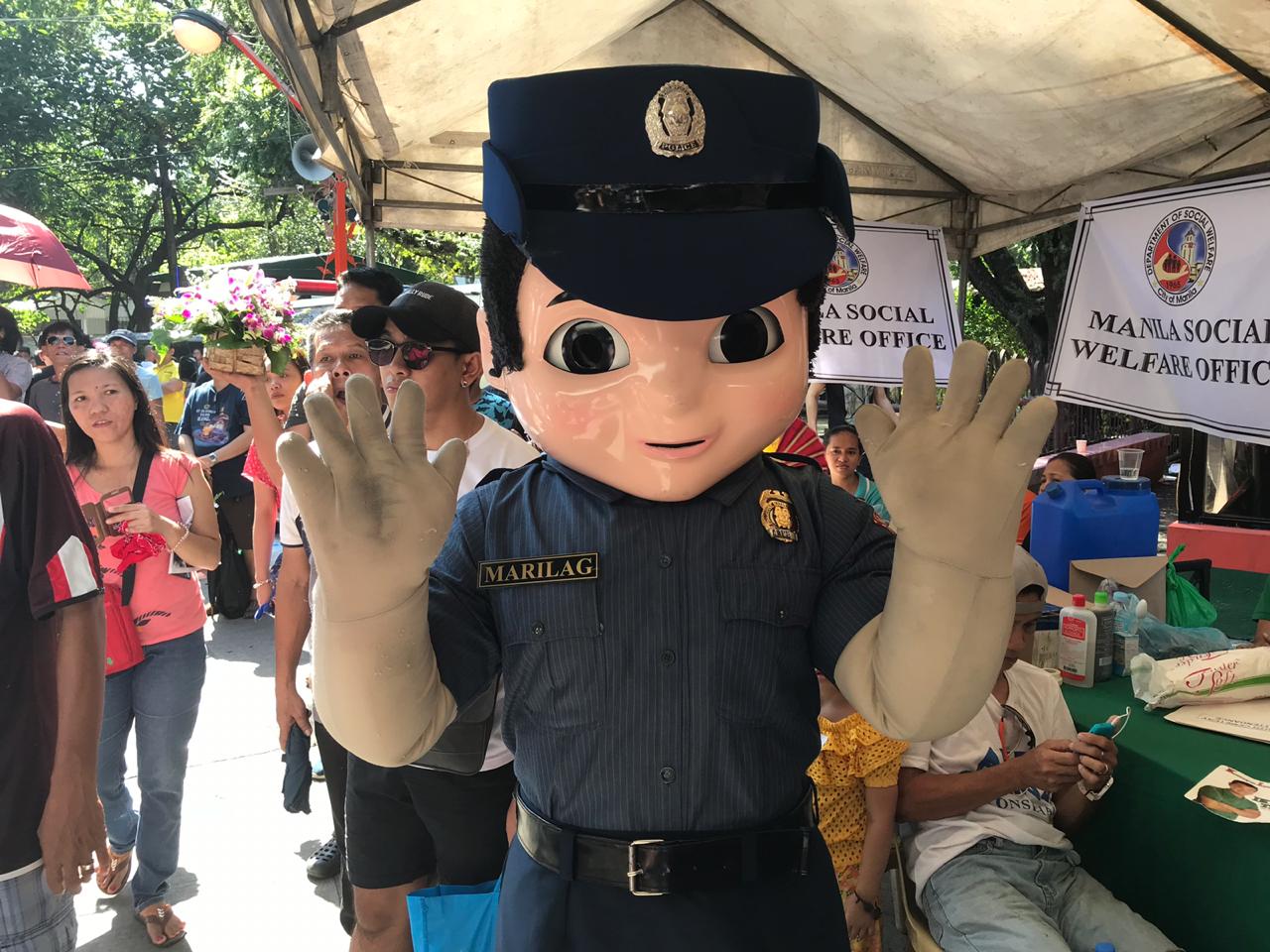 PNP policewoman mascot