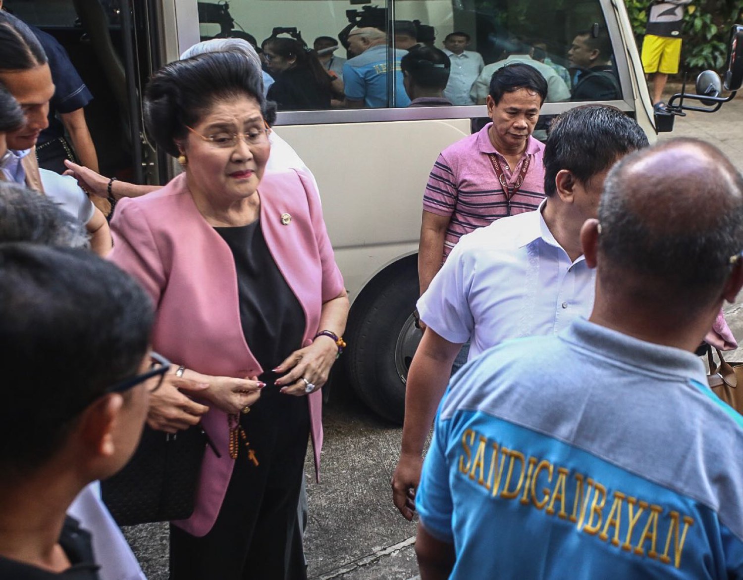 LOOK: Imelda Marcos arrives at Sandiganbayan for graft hearing