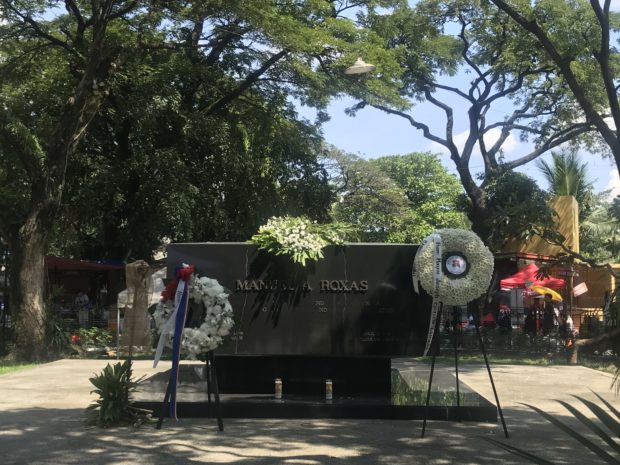 Former President Manuel Roxas’ tomb