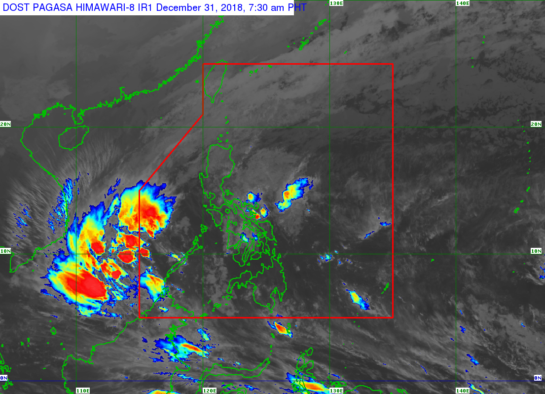 ‘Amihan’ to bring clouds, rain on last day of 2018