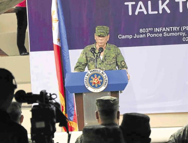 Duterte wants peace with rebels, Go tells Reds 