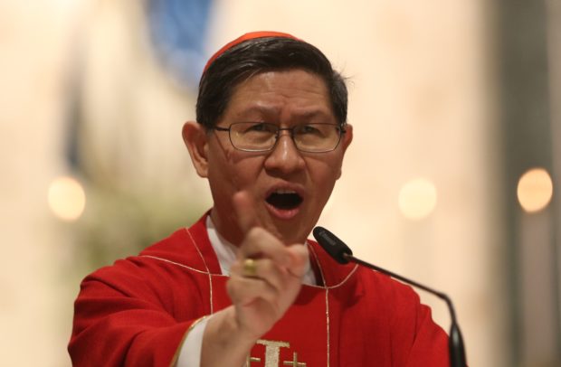 Tagle condemns abuse of power, bullying