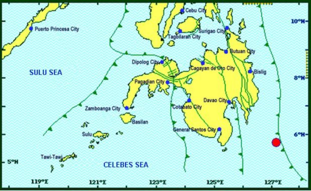 7.1-magnitude quake hits sea off Davao Oriental