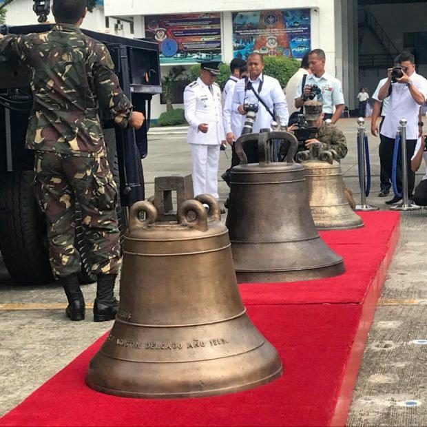 Another joke? Duterte mulls return of Balangiga bells to keep US away
