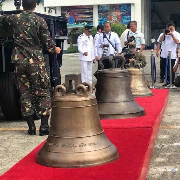 Balangiga bells at Villamor Air Base