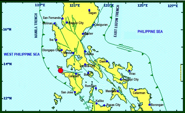 3.9-magnitude quake hits Occidental Mindoro