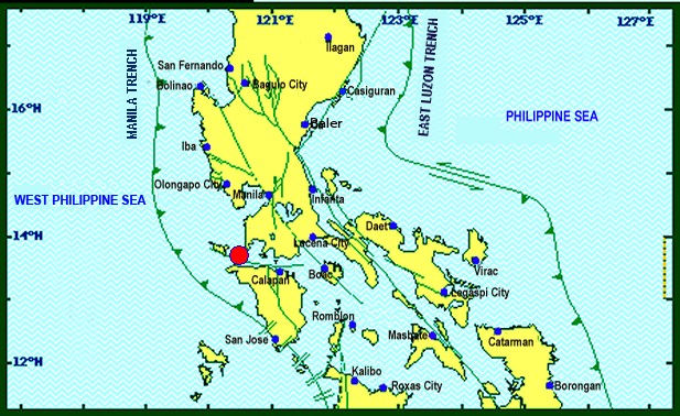 20181212 Phivolcs Earthquake Batangas Verde Island Passage