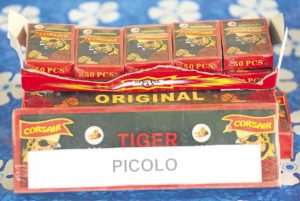 BANNED Among the firecrackers banned by the government are “piccolo,” which is popular among children, and “pla-pla.” —NIÑO JESUS ORBETA