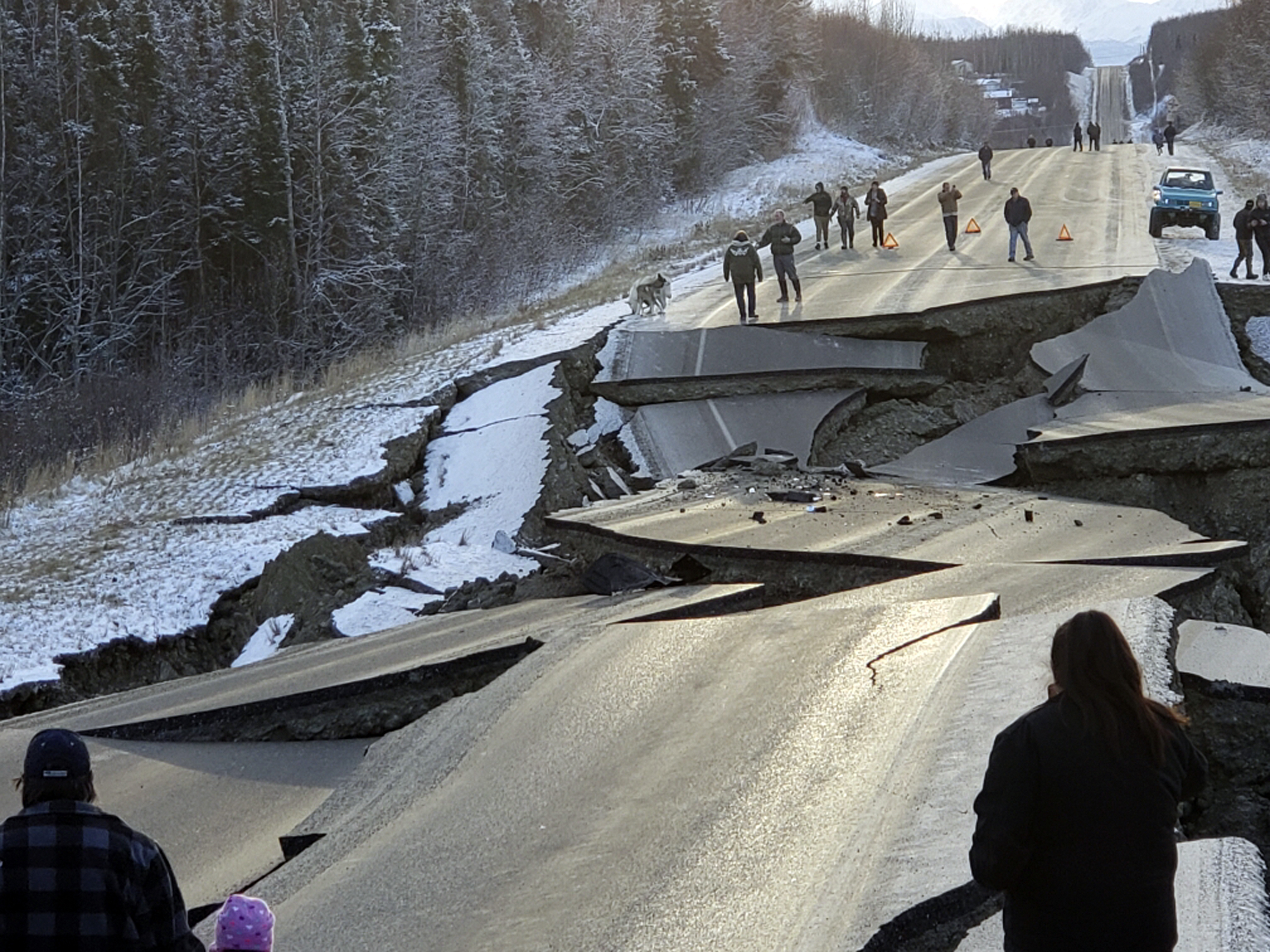 Back-to-back earthquakes shatter roads and windows in ...