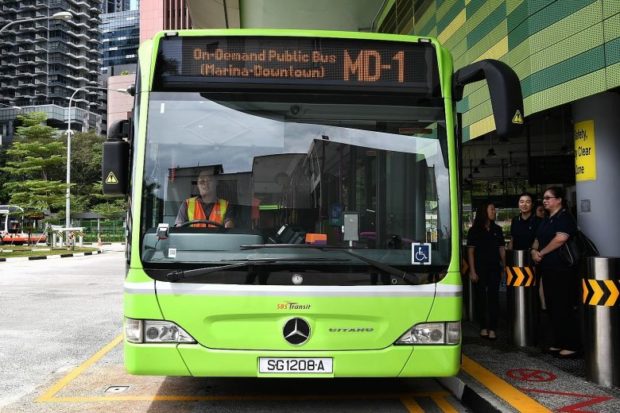 on-demand public bus service