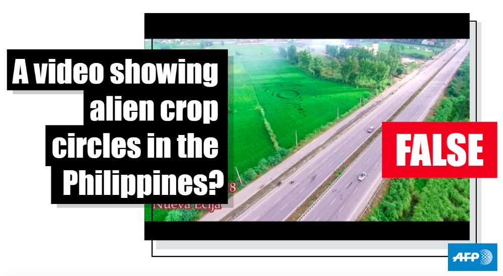 AFP fact-check demystifies ‘misleading’ articles on ‘alien crop circles’