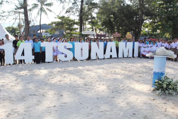 Tsunami remembrance ceremony held on Thailand’s Patong Beach