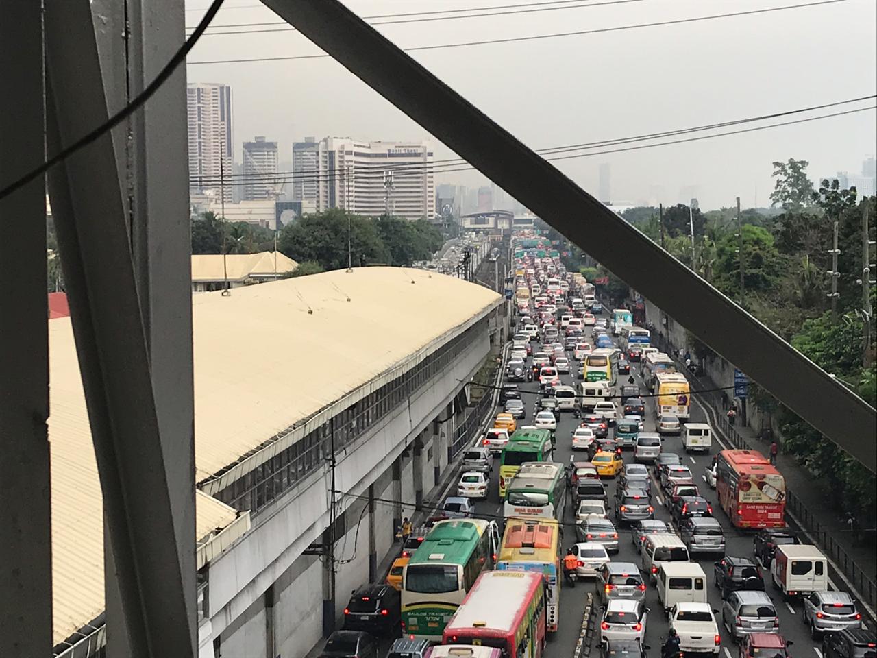 LOOK: Edsa’s traffic situation from Magallanes Friday afternoon 