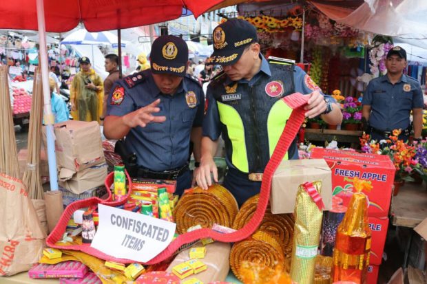 LOOK: Over P30,000 worth of illegal firecrackers confiscated in Divisoria