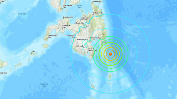 Tsunami advisory issued after 7.2 quake off Davao Oriental