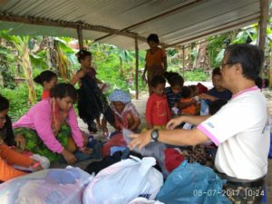 Esda’s work extends to working with orang asli communities. Photo: Esda