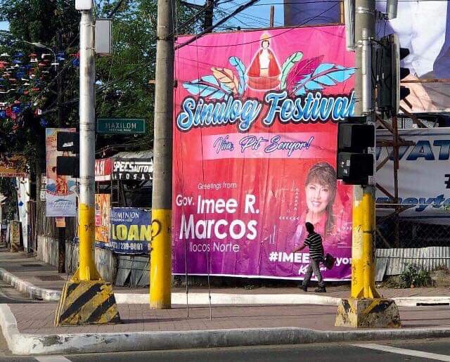 Cebu City takes down Imee Marcos poster for politicizing Sinulog