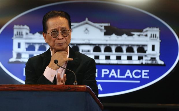 Panelo clarifies: Cops may accept only ‘unsolicited gifts’