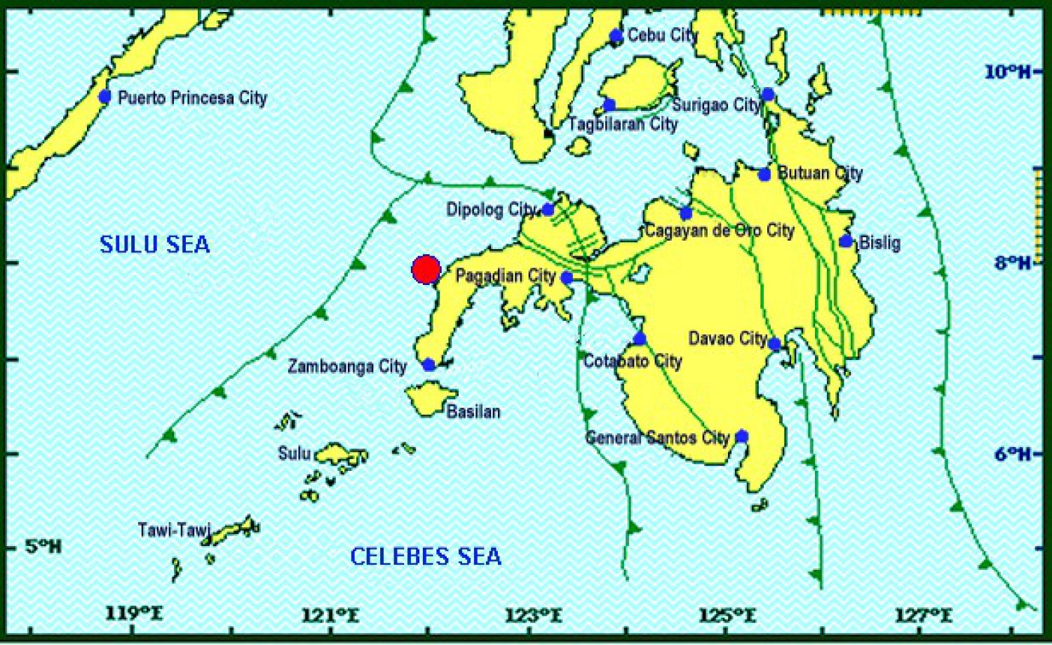 Magnitude 5.4 quake jolts Zamboanga del Norte