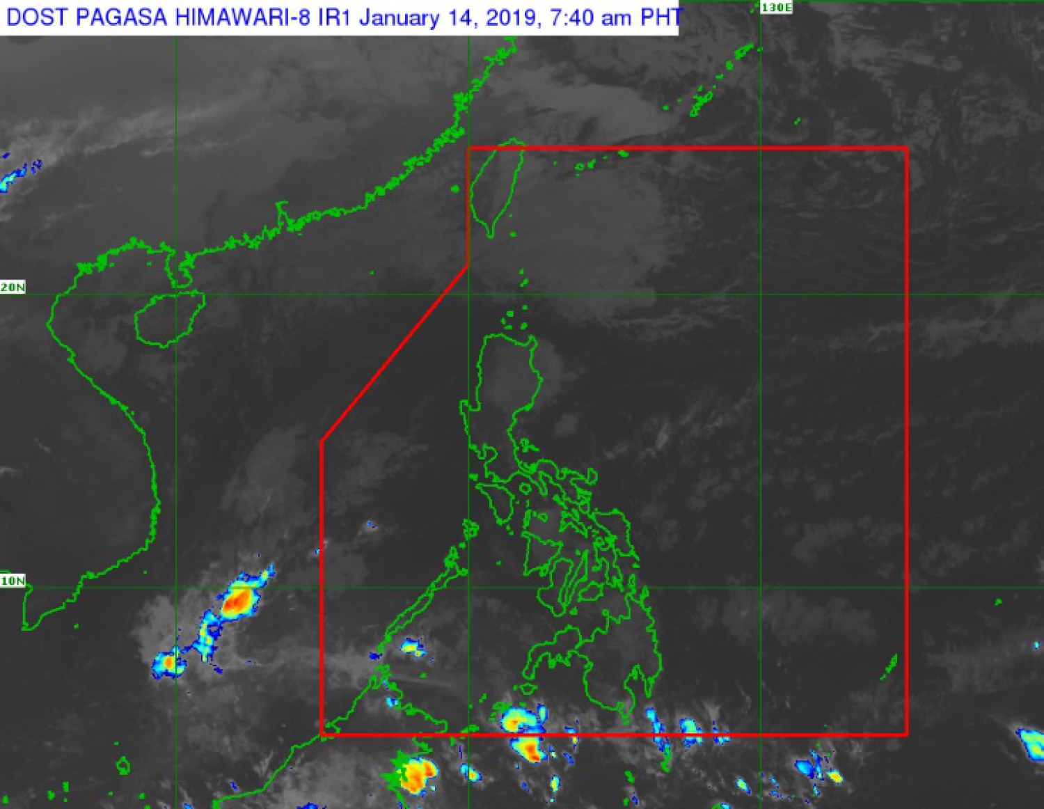 Pagasa: Cloudy skies, scattered rain over parts of Mindanao