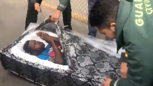 Migrants mattress